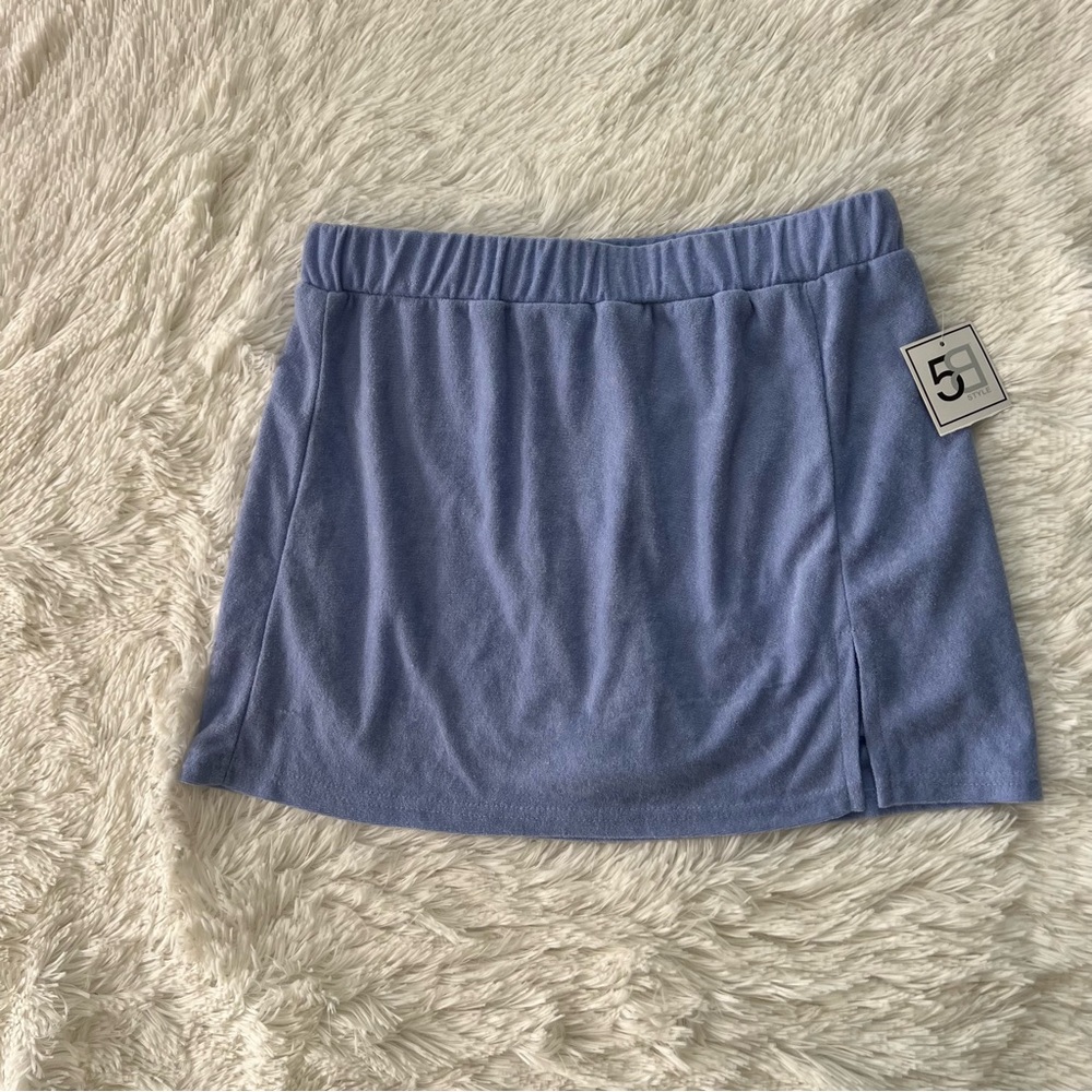 5B Style Green Terry Cloth Skort – Size Medium